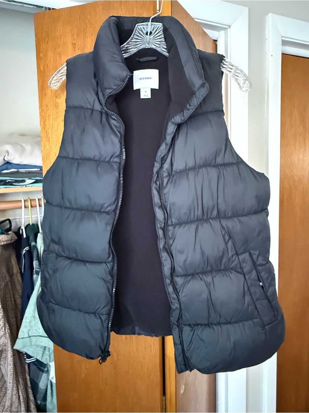 Women’s Black Puffer Vest